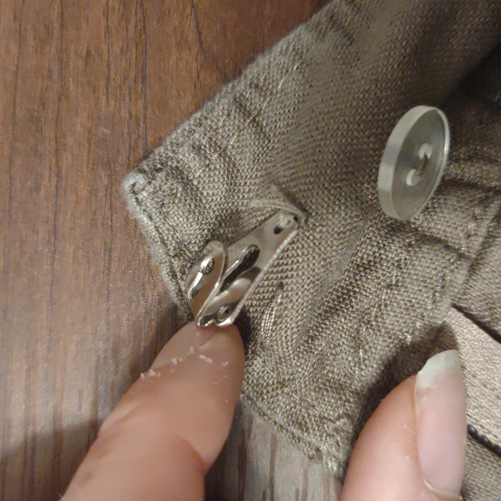 Reformation Olive Green Wide Leg Cargo Pants - Picture 6 of 7